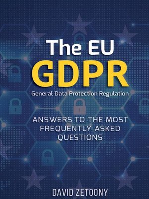 cover image of The EU GDPR General Data Protection Regulation